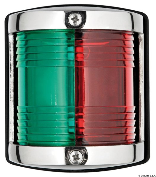 Fanale U85 inox rosso/verde - 11.414.05